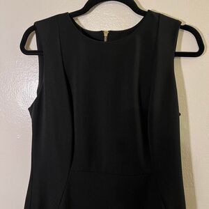 Calvin Klein Black Office Formal Dress